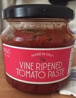 Mängden socker i vine ripened tomato paste