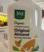 Mängden socker i Organic Unsweetened Original Almond Non-Dairy Beverage