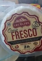 Mängden socker i Queso fresco