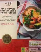 Mängden socker i Gambas aux gingembre et oignons de printemps