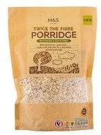 Mängden socker i Twice the Fibre Porridge
