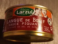 Mängden socker i Langue de bœuf sauce piquante