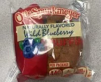 Mängden socker i Naturally flavored wild blueberry muffin