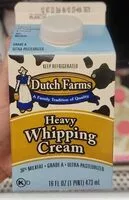 Mängden socker i Heavy whipping cream