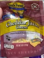 Mängden socker i Cheddar jack cheese