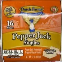 Mängden socker i Pepper Jack Singles