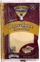 Mängden socker i Provolone Cheese Slices
