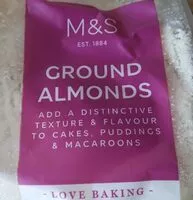 Mängden socker i Grounds almonds M&S food
