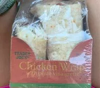 Mängden socker i Chicken wrap with pesto vinaigrette