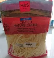Mängden socker i Lighter grated mature cheese