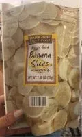 Mängden socker i Freeze dried banana slices