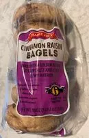 Mängden socker i Cinnamon Raisin Bagels