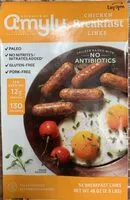 Mängden socker i Chicken breakfast links