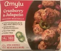 Mängden socker i Cranberry & Jalapeño Chicken Meatballs