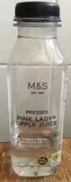 Mängden socker i Pressed Pink Lady Apple Juice