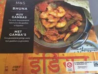 Mängden socker i Bhuna aux gamas