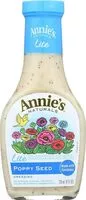 Mängden socker i Annies naturals lite poppy seed dressing