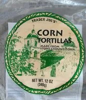 Mängden socker i Corn tortillas