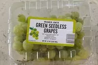 Mängden socker i Green Seedless Grapes