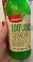 Mängden socker i 100% Juice Lemon Juice