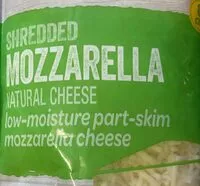 Mängden socker i Shredded mozzarella