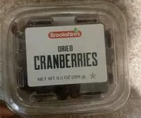 Mängden socker i Dried Cranberries
