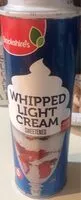 Mängden socker i whipped light cream