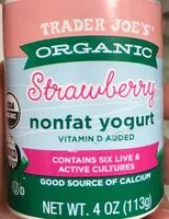 Mängden socker i Organic Strawberry Nonfat Yogurt