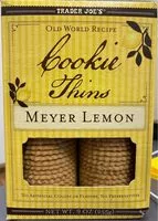 Mängden socker i Meyer Lemon Cookie Thins