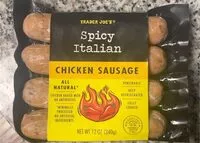 Mängden socker i Spicy Italian Chicken Sausage