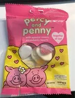 Mängden socker i Percy and Penny with special lovers strawberry hearts