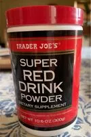 Mängden socker i Super Red Drink Powder