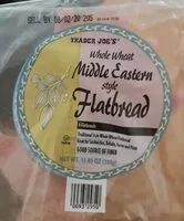 Mängden socker i Whole wheat middle Eastern style flatbread