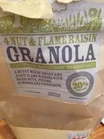 Mängden socker i 4 Nut And Flame Raisin Granola