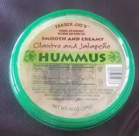 Mängden socker i Smooth and Creamy Cilantro and Jalapeno Hummus