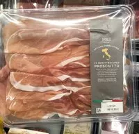 Mängden socker i Prosciutto