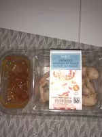 Mängden socker i Crevettes marinées et sauce sucrée au piment