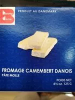 Mängden socker i Fromage Camembert Danois 50%