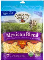 Mängden socker i Finely Shredded Mexican Blend Cheese