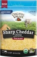 Mängden socker i Sharp Cheddar Cheese