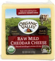 Mängden socker i Raw Cheddar Cheese, Mild, Rich & Creamy