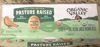 Mängden socker i Organic Valley Pasture Raised Eggs