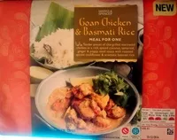 Mängden socker i Goan Chicken & Basmati Rice