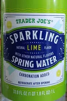 Mängden socker i Sparkling Water Lime