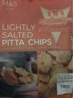 Mängden socker i lightly salted pitta chips