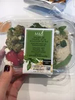 Mängden socker i Salade Falafel et boulgour de blé