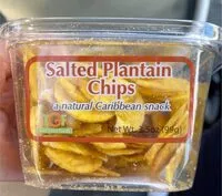 Mängden socker i Salted plantain chips