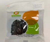 Mängden socker i dark chocolate espresso beans