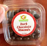 Mängden socker i Dark Chocolate Almonds