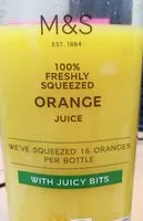 Mängden socker i 100% Freshly Squeezed Orange Juice